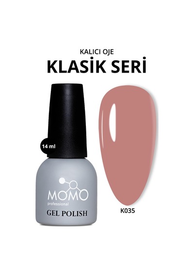Momo Professional Kalıcı Oje K035 Gül Kurusu 14 Ml