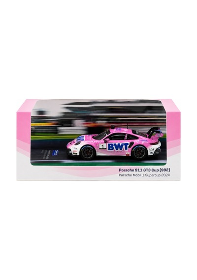 1/64 Model Araç 911 Gt3 Cup 992 Mobil 1 Supercup 2024 01 - X İxo Models