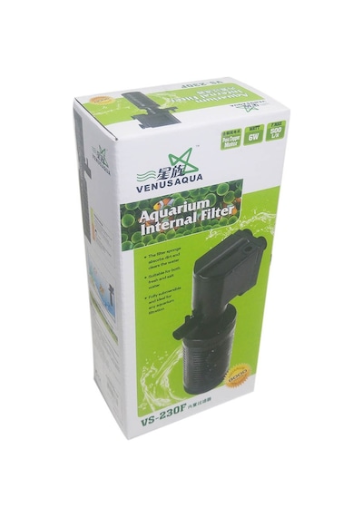 Venusaqua Vs-230F Akvaryum İç Filtre 500 L/H 6W