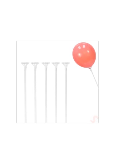 40cm Balon Çubuğu Ve Takma Aparatı Seti, Balon Hariç - 5 Set