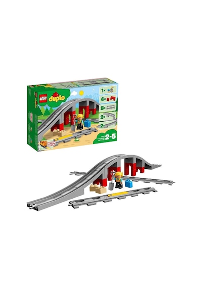 LEGO® Duplo 10872 Town Tren Köprüsü ve Rayları 26 Parça