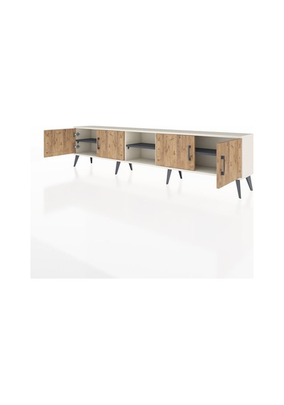 Arges Tv Ünitesi 3 Raflı 4 Kapaklı 220x30x51 Aytaşı-çam/antrasit Atlas Çam/antrasıt - Aytası Arges Tv Ünitesi 3 Raflı 4 Kapaklı 220x30x51 Aytaşı-çam/antrasit Atlas Çam/antrasıt - Aytası