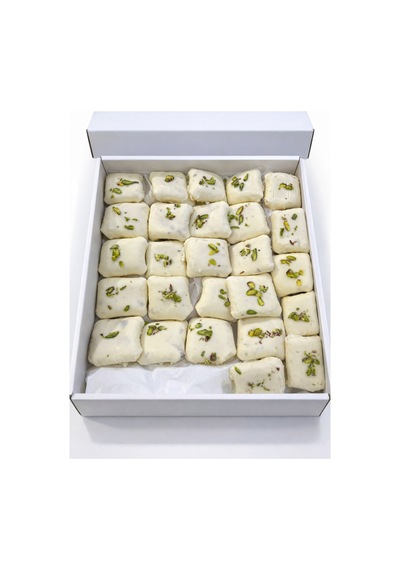 Çikolata Kaplı Beyaz Bohça Lokum 500gr