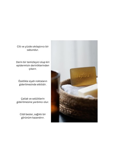 Luxsui%100 Doğal Kil Özlü Sıkılaştırıcı Sabun