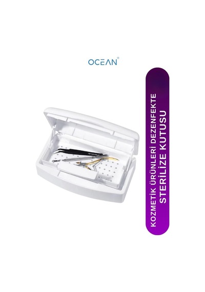 Ocean Kozmetik Ürünleri Sterilize Kabı Beyaz Asu-277