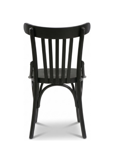 Clara Retro Thonet Kolçaklı Ahşap Sandalye Siyah