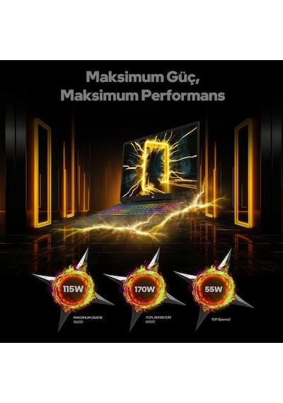 Game Garaj Slayer R9M3D XL-5070-C2 R9-9955hX3D 32 GB 1 TB SSD RTX5070 17" Free Dos Dizüstü Bilgisayar
