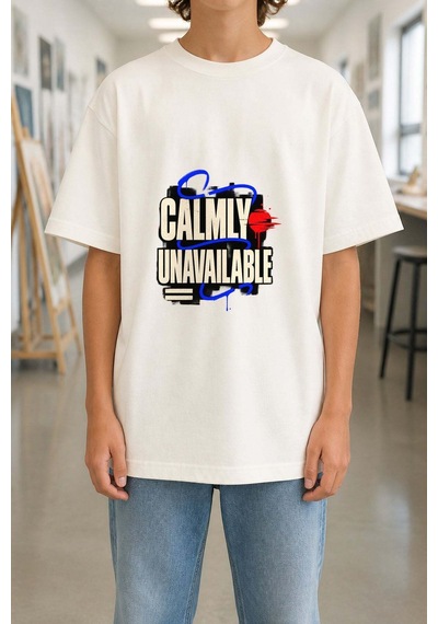 Zpz765 Calmly Unavailable Ütüyle Uygulanabilir Transfer Baskı - 911529646