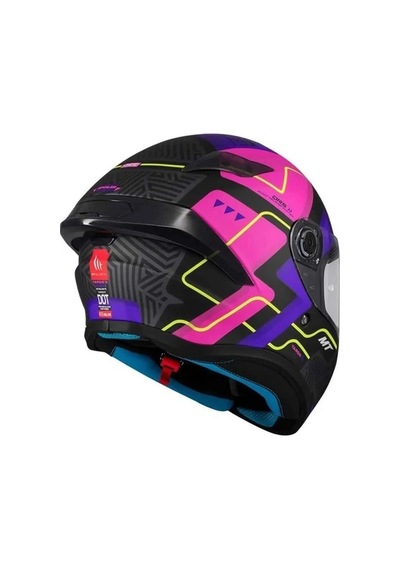Mt Helmets Targo S Brik C8 Kapalı Motosiklet Kaskı Mat Siyah