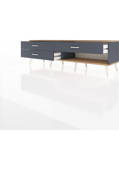 Hyperion Tv Ünitesi 3 Çekmeceli 176x44x51 Antrasit-çam/antrasit Atlas Çam/antrasıt Hyperion Tv Ünitesi 3 Çekmeceli 176x44x51 Antrasit-çam/antrasit Atlas Çam/antrasıt