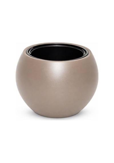 Omnipazar So-kurs2 Dekoratif Küre Yuvarlak Saksı İç Kovalı 25 Litre No: 2 Mocha