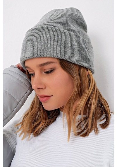 Boldy Klasik Spor Bere-Triko Bere-Unisex Nakışsız Bere-Düz Bere (482510238)