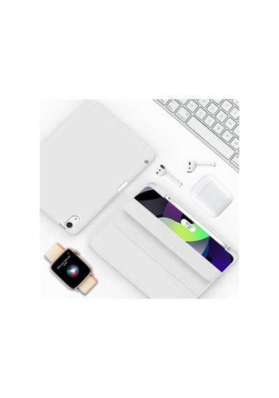 Apple Uyumlu iPad Air 11inç M2 2024 Kılıf Pen Charge Kalem Bölmeli A2902 A2903 A2904