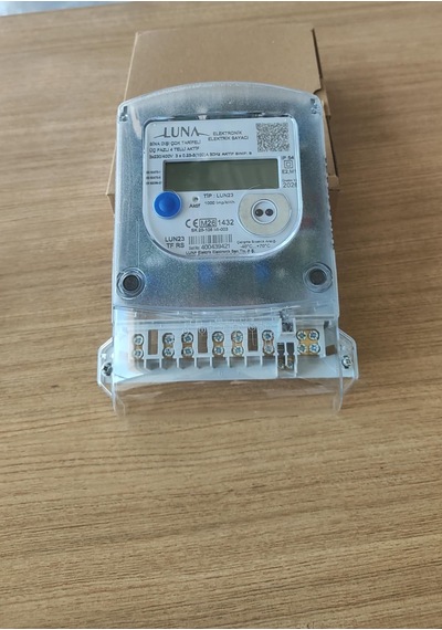 Luna Lun23 Tf Rs Trifaze Çok Tarifeli Elektronik Elektrik Sayacı - Haberleşmeli