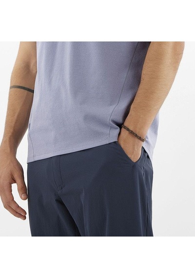 Salomon Lc2439500 Trackline Polo M Erkek Polo Tişört Mavi