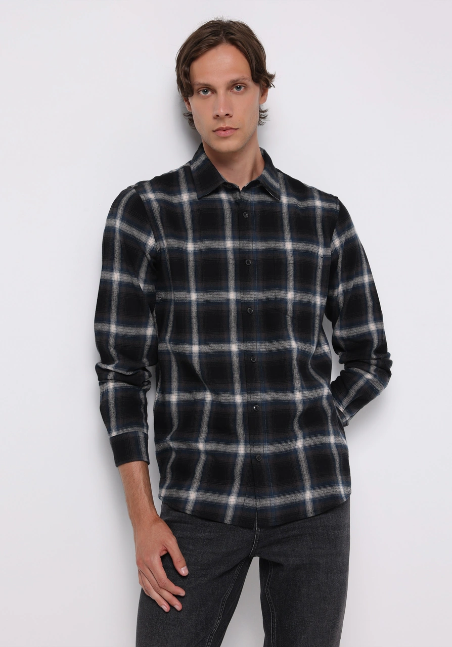Colin's Colins Regular Fit Shirt Neck Ekoseli Erkek Lacivert Uzun Kol Gömlek Cl1076515 Q1.v1 Nav Lacivert Colin's Colins Regular Fit Shirt Neck Ekoseli Erkek Lacivert Uzun Kol Gömlek Cl1076515 Q1.v1 Nav Lacivert