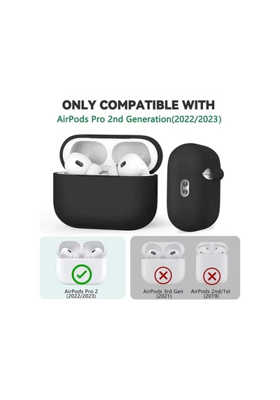 Apple Airpods Pro 2.nesil Kılıf Askı Aparatlı Lansman Lavanta Grisi