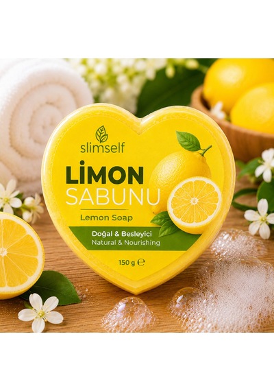 Slimself Limon Süngerli Doğal Sabun