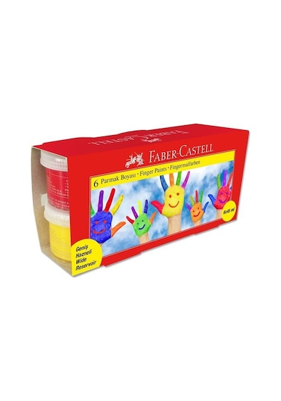 Faber Castell Parmak Boyası 45Ml 6 Renk