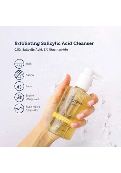 The Purest Solutions Yağlı ve Karma Ciltler İçin Temizleme Jeli 200 ML