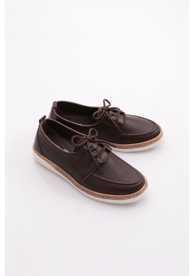 Dgn 118e Bayan Spor Bağli Soft Oxford Ayakkabi Kahve