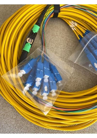 Mpo/Apc - Sc/Upc Sm G657.A1 Fiber Optik Kablo 30Metre A1