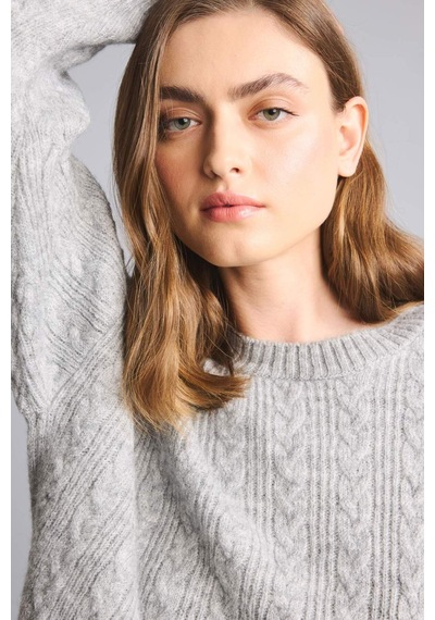 Defacto Oversıze Bisiklet Yaka Triko Kazak F5235ax26wngr349 Gri-gr349