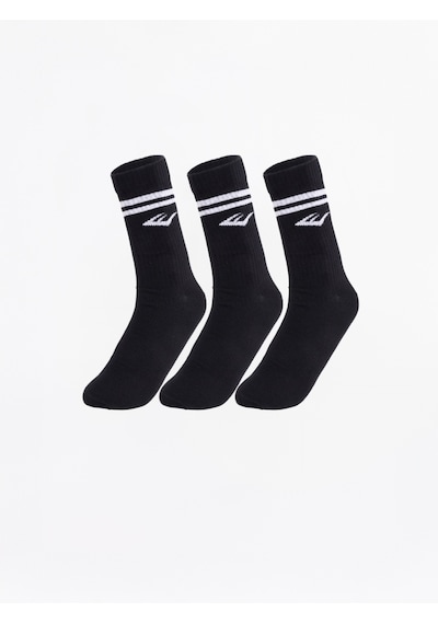 Everlast Stripe Econ 3'lü Siyah Çorap Siyah