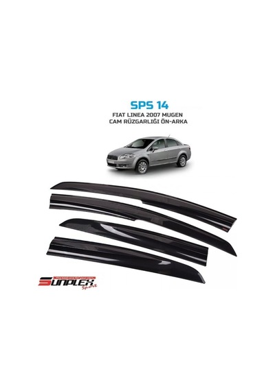 Cam Rüzgarlığı Sunplex Fiat Linea 2007 Sonrası 4lü Sp14