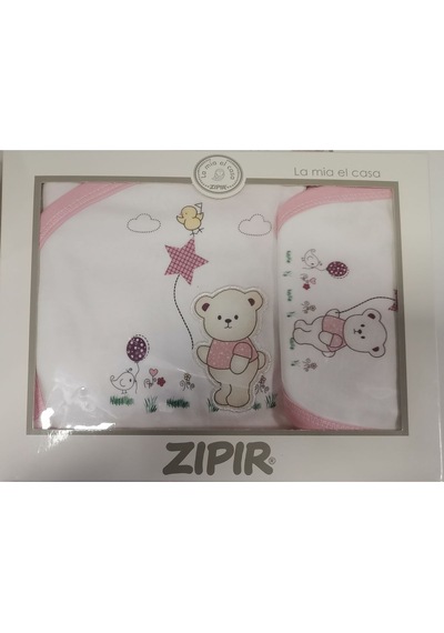 Zıpır Bebe Zıpır Pembe 5 Li Zıbın Seti Hastane Çıkışı Pamuklu Kaliteli Set Pembe
