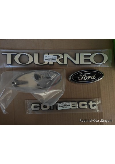 Tourneo Connect 2007-2013 4 Lü Arma Seti Yaylı Ön Logo Arka Arma Bagaj Yazısı Uyumlu
