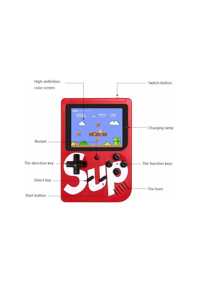 Sup i Video Oyun Konsolu Game Boy Nostalji 400 Oyun i (440618270)