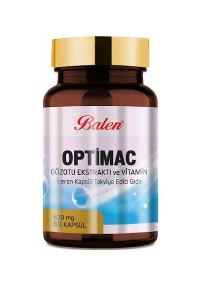 Balen Optimac Gözotu Ekstratı Vitamin 630 MG 60 Kapsül