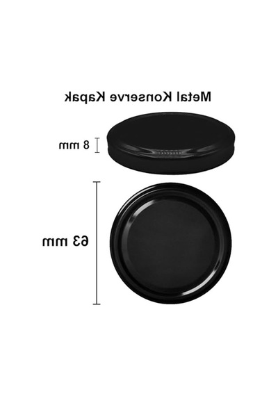 10-1000 Ml Farklı Boyutlarda 6 Adet Kavanoz, Metal Kapaklı, Şeffaf Cam Tasarım 2.8 L