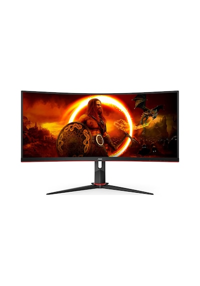 Aoc CU34G2XP/BK 34" 1 MS 180 Hz Freesync Premium WQHD VA Curved Oyuncu Monitör