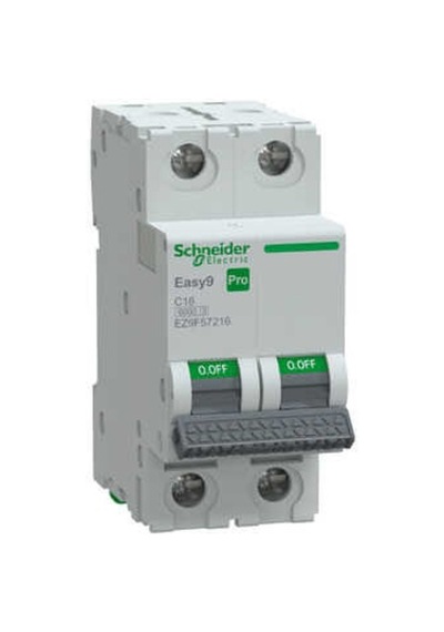 Ez9f57216 - Easy9 Pro 2p C 16a Mcb 6000a