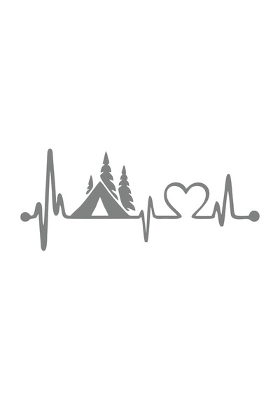 Kamp Love Ritim Sticker 17x17 Cm Gri