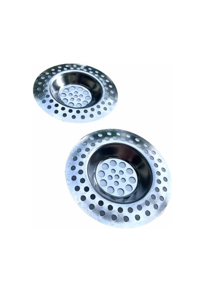 Paslanmaz Lavabo Gider Süzgeci Ve Lavabo Filtresi 2 Adet Metal Diğer