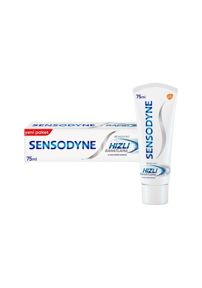 Sensodyne Hızlı Rahatlama Beyazlatıcı Diş Macunu 75 Ml 3'li Avantaj Paketi Mıchu