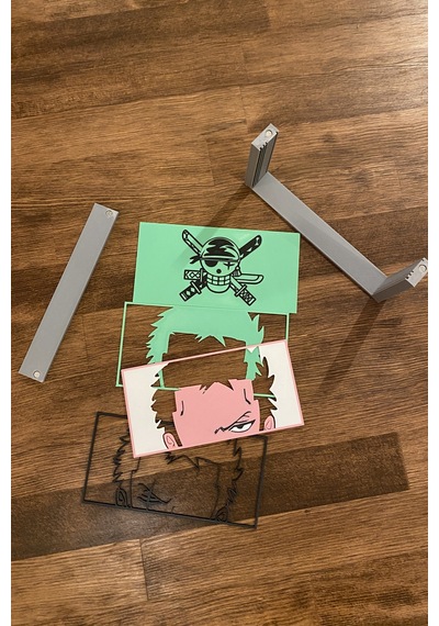 Kazanova Design Zoro One Piece Resim Kutusu