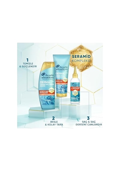 & Shoulders Dermaxpro Scalp & Hair Revitaliser Dökülme Karşıtı Durulanmayan Saç Derisi Serumu Kafein Ve Seramid İle 145ml