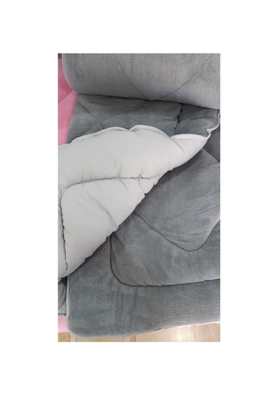 Çift Kişilik Lüx Gri Welsoft 195x215 Yorgan Gri