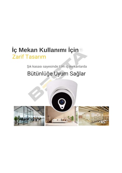 Arna 3 İç 3 Dış Kameralı 2 Mp 3.6 Mm 1 Tb Hdd Dahil Güvenlik Seti