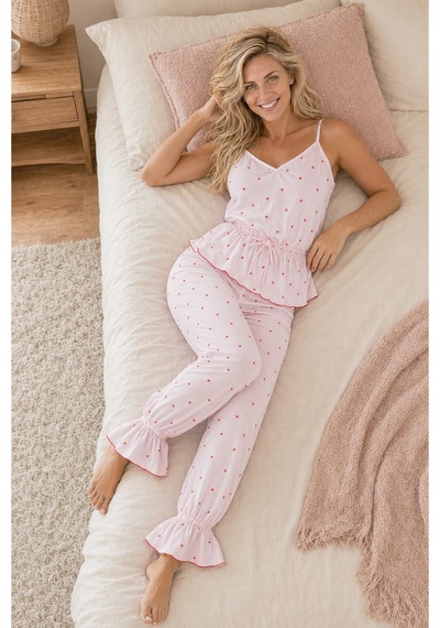 Norcia Sports Pembe Kalp Desenli Belden Bağlamalı Uzun Pijama Takımı 4657-pembe Çok Renkli - 929323065 Çok Renkli - 929323065 Çok Renkli Norcia Sports Pembe Kalp Desenli Belden Bağlamalı Uzun Pijama Takımı 4657-pembe Çok Renkli - 929323065 Çok Renkli - 929323065 Çok Renkli
