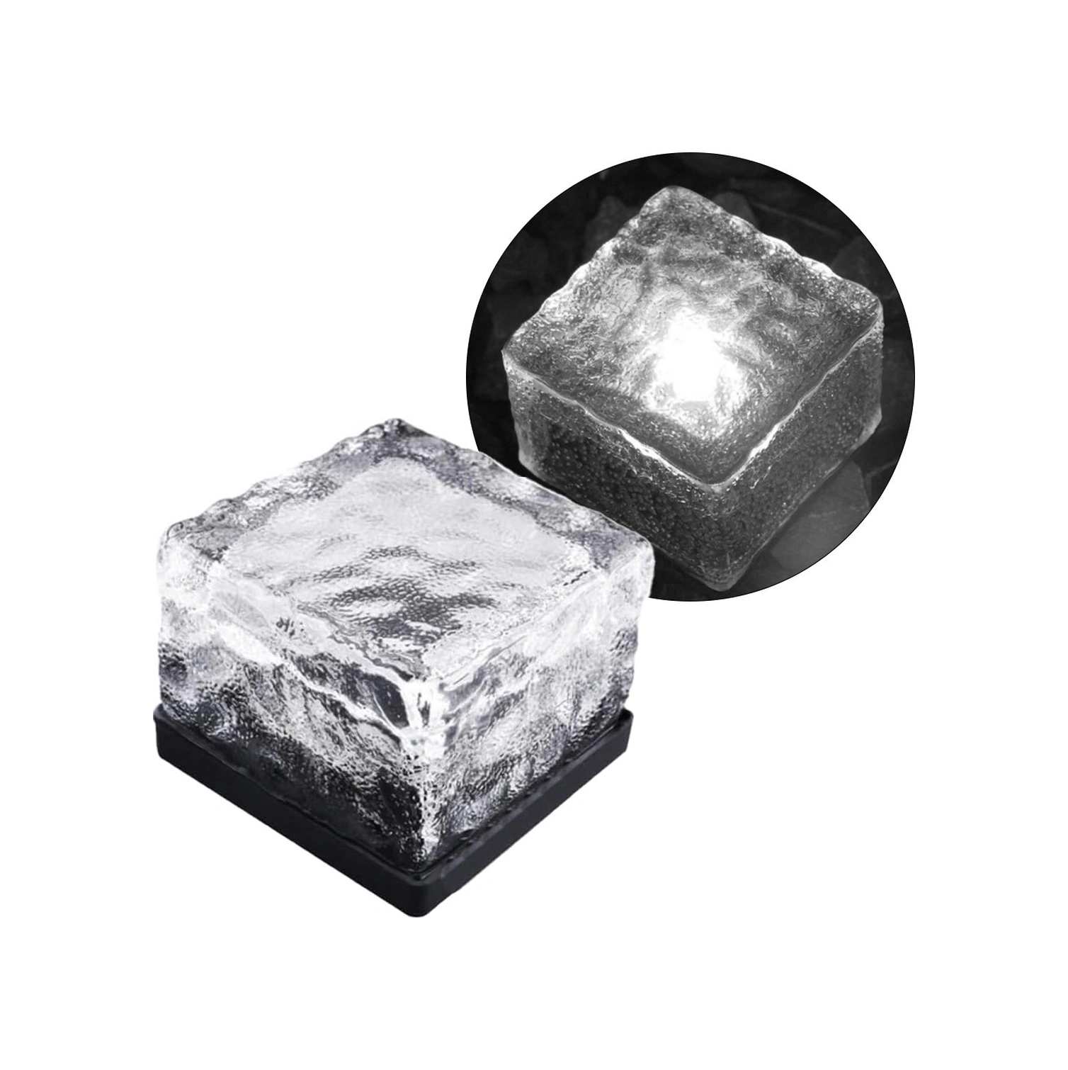 Powermaster Pm-21645 Beyaz Ledli Tuğla Görünümlü Solar Lamba