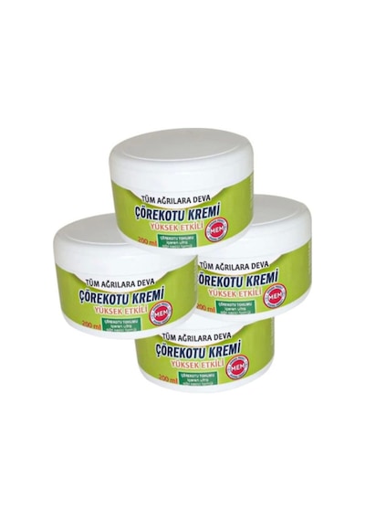 Mem Çörek Otu Kremi Green Box 200 Ml X 4 Adet