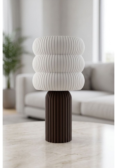 Soho Model - Led Abajur - Masa Lambası - Usb 5v İle Çalışır - Slim Led Aydınlatması Dahildir - Dekoratif Lamba - Renk Seçenekli Çok Renkli