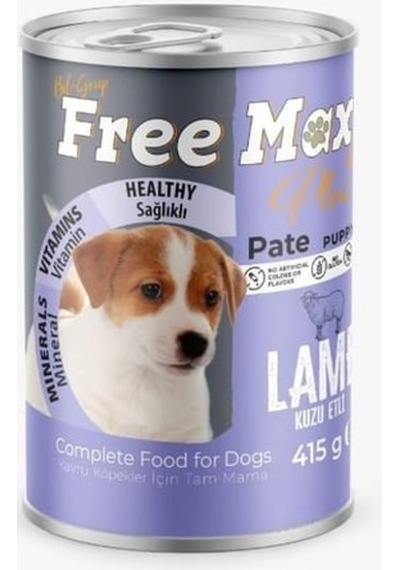 Free Max Kuzu Etli Yetişkin Köpek Konservesi 12 x 415 G