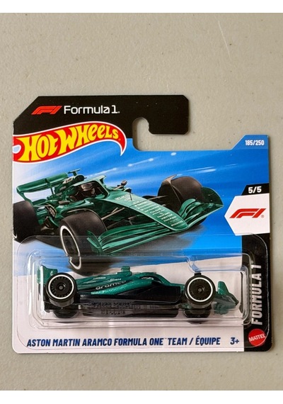 Hot Wheels Formula 1 Aston Martin Aramco F1 Team Yeşil 185/250 1:64 Model Araba