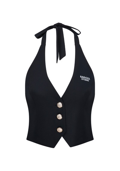 Sagaza Studio Ss6039 Slım Fit Yelek Lacivert